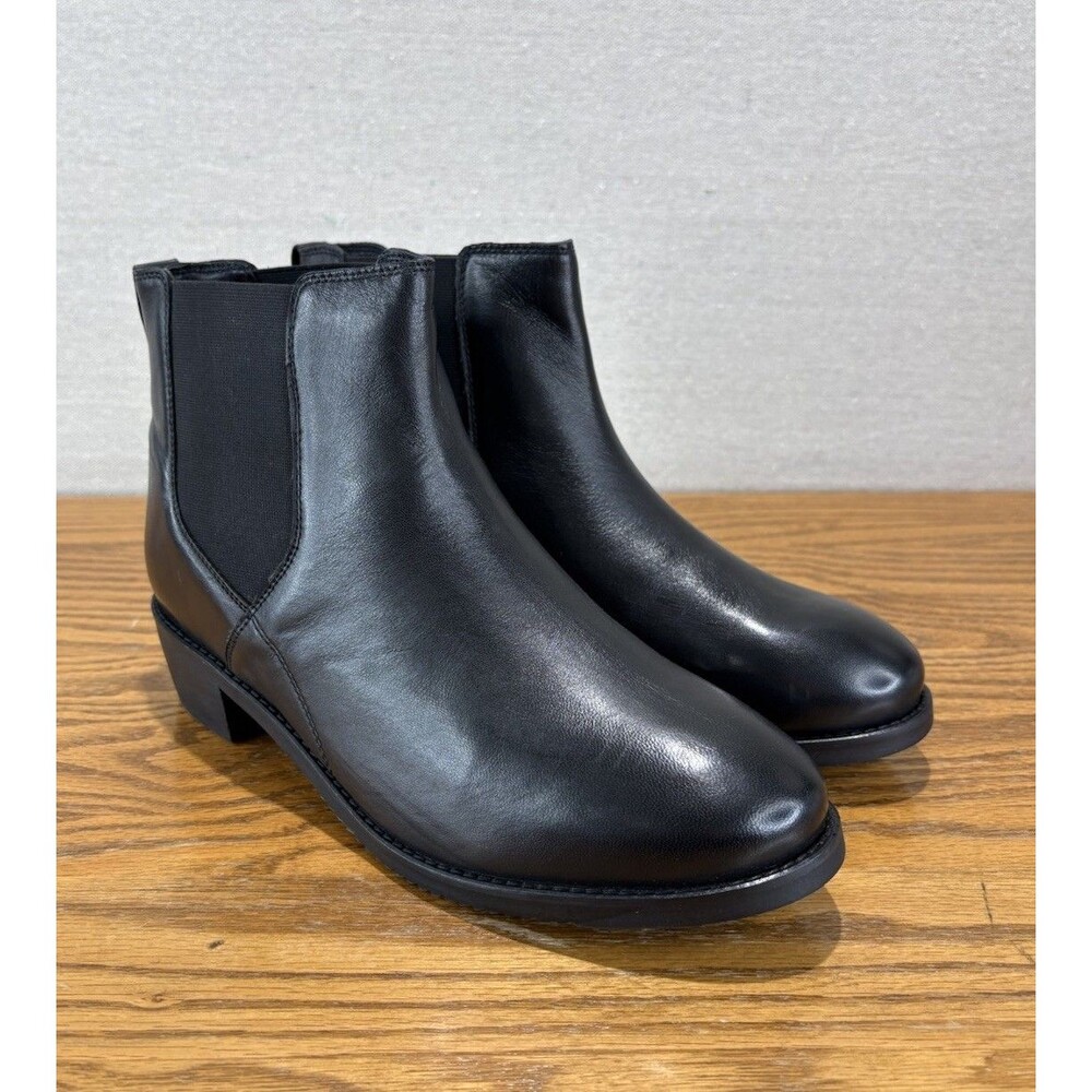 SoftWalk Rana Womens Black Leather Chelsea Boots US Size 11 WW Comfort Ankle